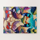 Puzzle Garden Ducks enfants (Horizontal)