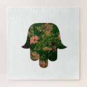 Puzzle Garden Hamsa Balloon Painting Studio Art  (Vertical)