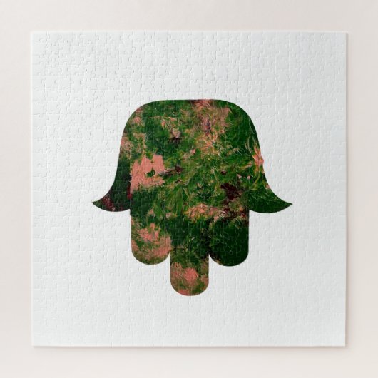 Puzzle Garden Hamsa Balloon Painting Studio Art (Vertical)