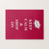 Puzzle garder le calme &magasiner sur (Horizontal)