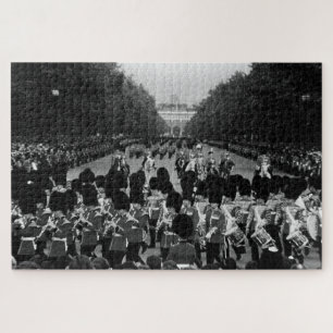 Puzzle Gardes d'Angleterre vintage rentrant le long du Ma