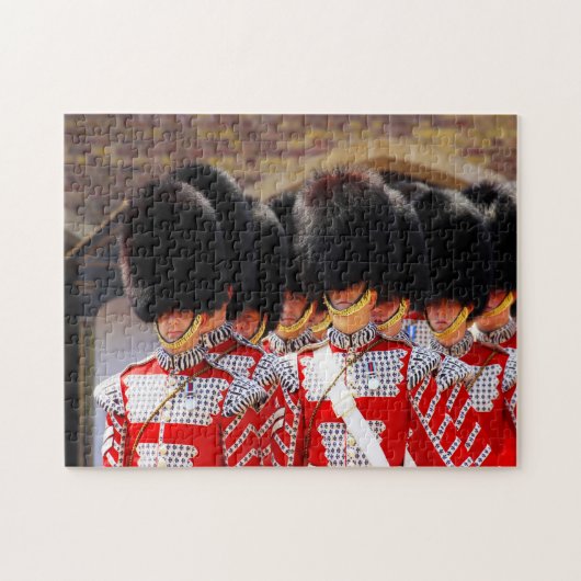 Puzzle Gardes royaux de Londres. (Horizontal)