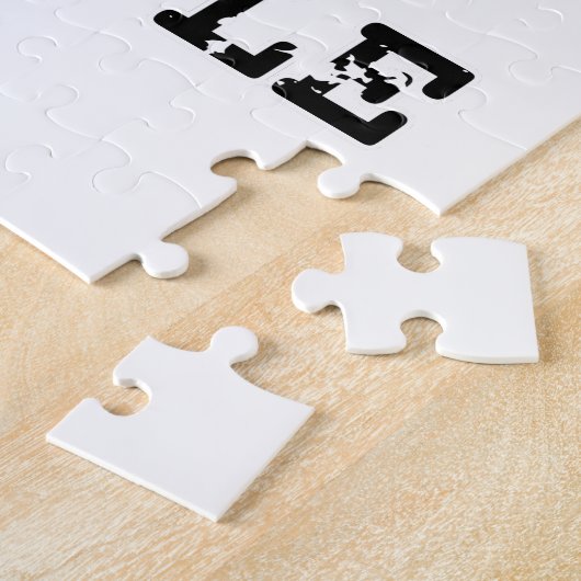 Puzzle Gardez-la simple typographie (Côté)
