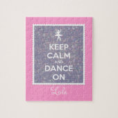 Puzzle Gardez le calme et dansez sur la lavande Bokeh (Vertical)