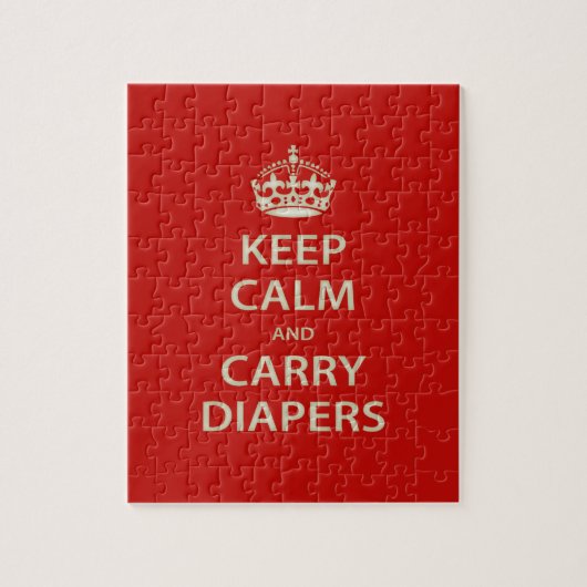 Puzzle Gardez le calme et portez des plongeurs (Vertical)