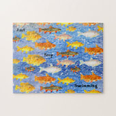 Puzzle Gardez simplement la collection de poissons de nag (Horizontal)