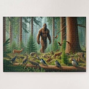 Puzzle Gardien forestier, Bigfoot, Faune
