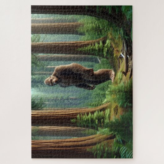 Puzzle Gardien forestier, Bigfoot, Faune (Vertical)