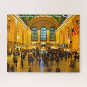 Puzzle Gare centrale de Brooklyn. Vœux de Noël