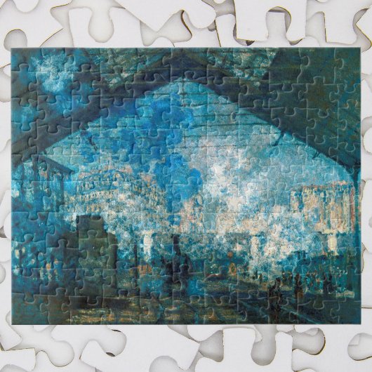 Puzzle Gare Saint Lazare de Claude Monet