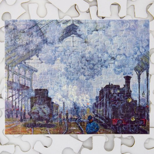 Puzzle Gare Saint-Lazare Train Station par Claude Monet