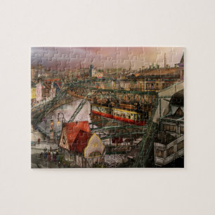 Puzzle Gare - Wuppertal Suspension Railway 1913