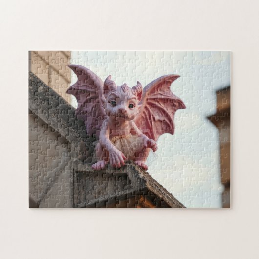 Puzzle Gargouille rose (Horizontal)