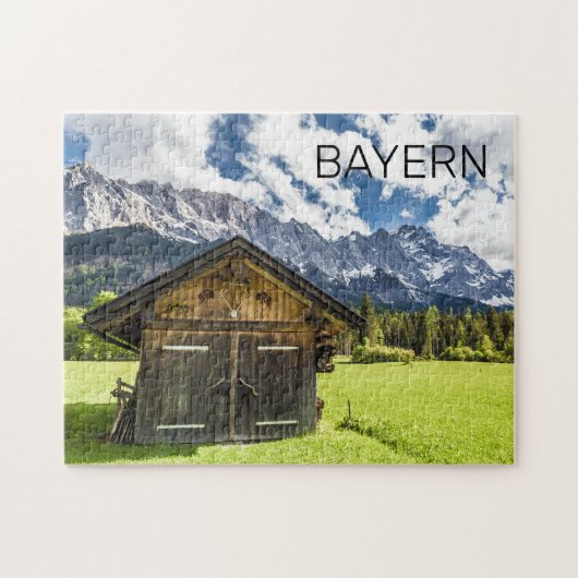 Puzzle Garmisch Partenkirchen Bavaria Alpes Panorama (Horizontal)