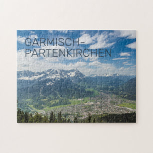 Puzzle Garmisch-Partenkirchen Bavaria Alpes Panorama Cade