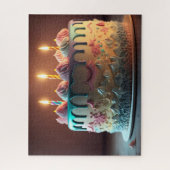 Puzzle Gâteau d'anniversaire (Vertical)