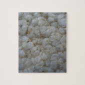 Puzzle Gâteau de riz, Alimentation saine, Snack blanc (Vertical)