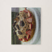 Puzzle Gâteau japonais de spaghetti et de fraise (Vertical)