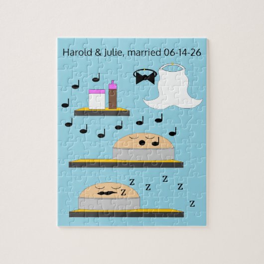 Puzzle Gâteaux mariages avant le givre (Vertical)