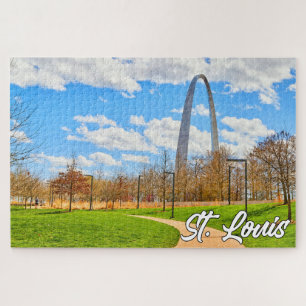 Puzzle Gateway Arch, St. Louis, Missouri, USA
