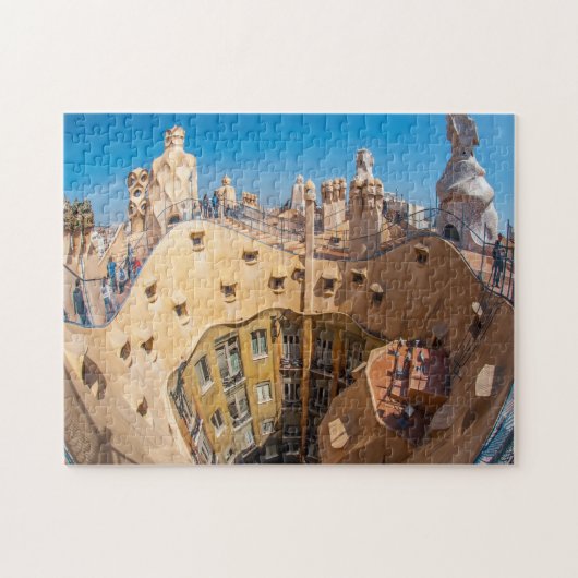 Puzzle Gaudi Architecture Barcelone. (Horizontal)