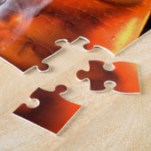 Puzzle Gaz de tube d'essai de fluides orange (Côté)