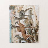 Puzzle Gazelle (Vertical)
