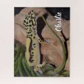 Puzzle Gecko jaune gras (Vertical)