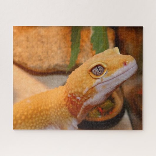 Puzzle Gecko jaune léopard (Horizontal)