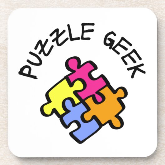 Puzzle Geek Bier Onderzetter (Voorkant)