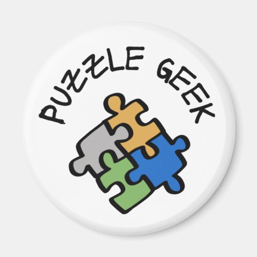 Puzzle Geek Magneet (Voorkant)