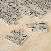 Puzzle Geek ringard nerd génial à la mode binaire rétro (Côté)