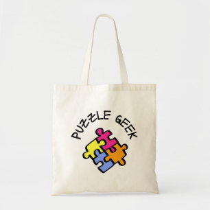 Puzzle Geek Tote Bag