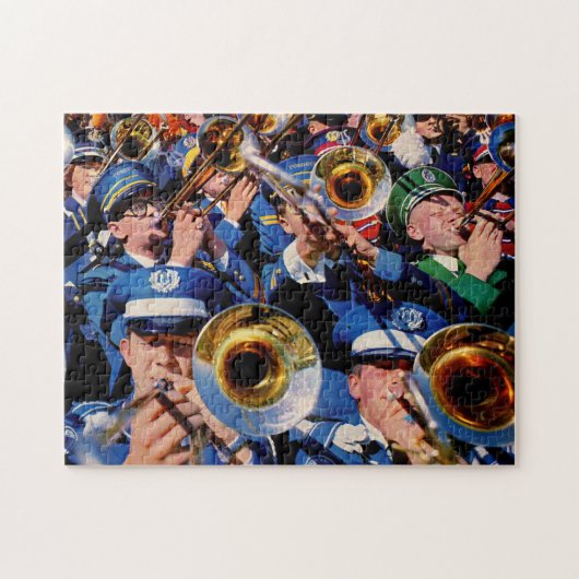 Puzzle geeks de bande de foule de trombone AKA fou (Horizontal)