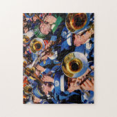 Puzzle geeks de bande de foule de trombone AKA fou (Vertical)