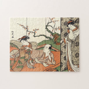 Puzzle Geisha maiko ukiyo-e art japonais oriental