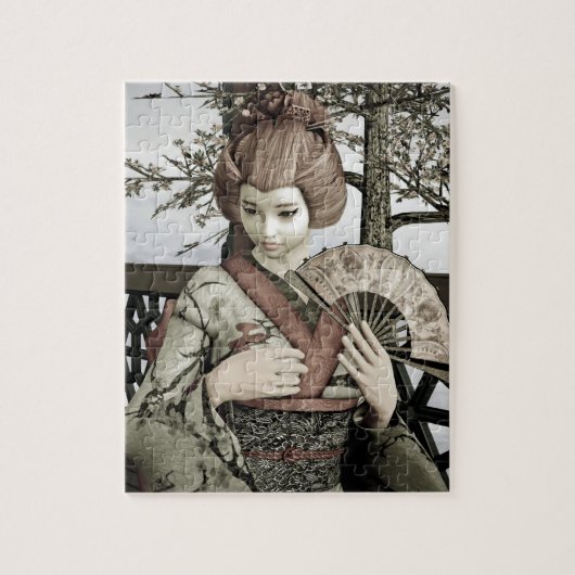 Puzzle Geisha Vintage (Vertical)