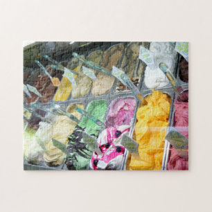 Puzzle Gelato italien - Yummy Ice Cream d'Italie