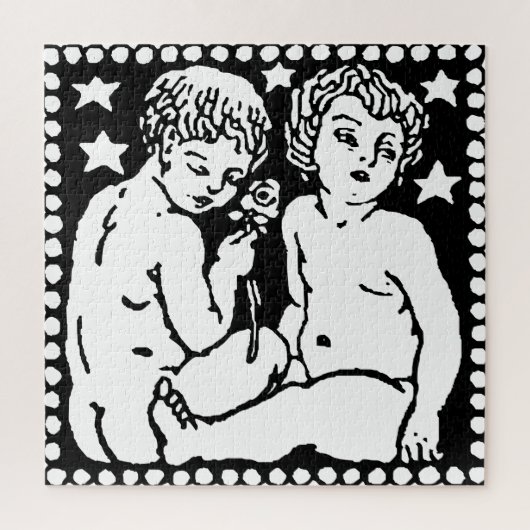 Puzzle Gemini Astrology Horoscope Zodiac Sign (Vertical)