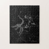 Puzzle Gemini Constellation Map Engraving par Hevelius (Vertical)