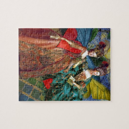 Puzzle Gemini Gothique Whimsical Collage papillon femmes (Horizontal)