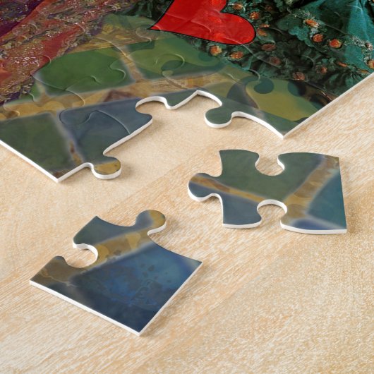 Puzzle Gemini Gothique Whimsical Collage papillon femmes (Côté)