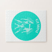 Puzzle Gemini, Zodiac Sign, Horoscope, Astrology (Horizontal)