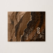 Puzzle Gemstone Agate Romans 8:28 Bible Verse (Horizontal)