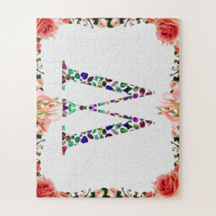 Puzzle Gemstone Monogram