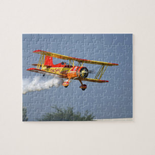 Puzzle Gene Soucy effectuant des acrobaties en Grumman