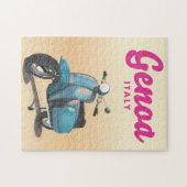 Puzzle Gênes Italie scooter (Horizontal)