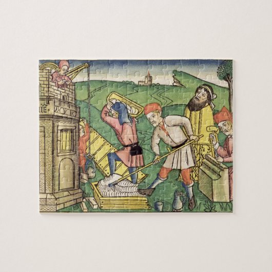 Puzzle Genèse 11 1-9 construisant la tour de Babel, de t (Horizontal)