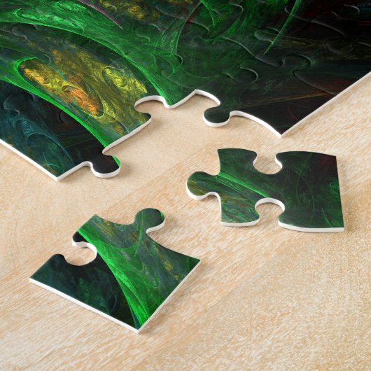 Puzzle Genesis Green Art Abstrait (Côté)