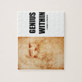 Puzzle Génie dans (autoportrait de Leonardo da Vinci) (Vertical)